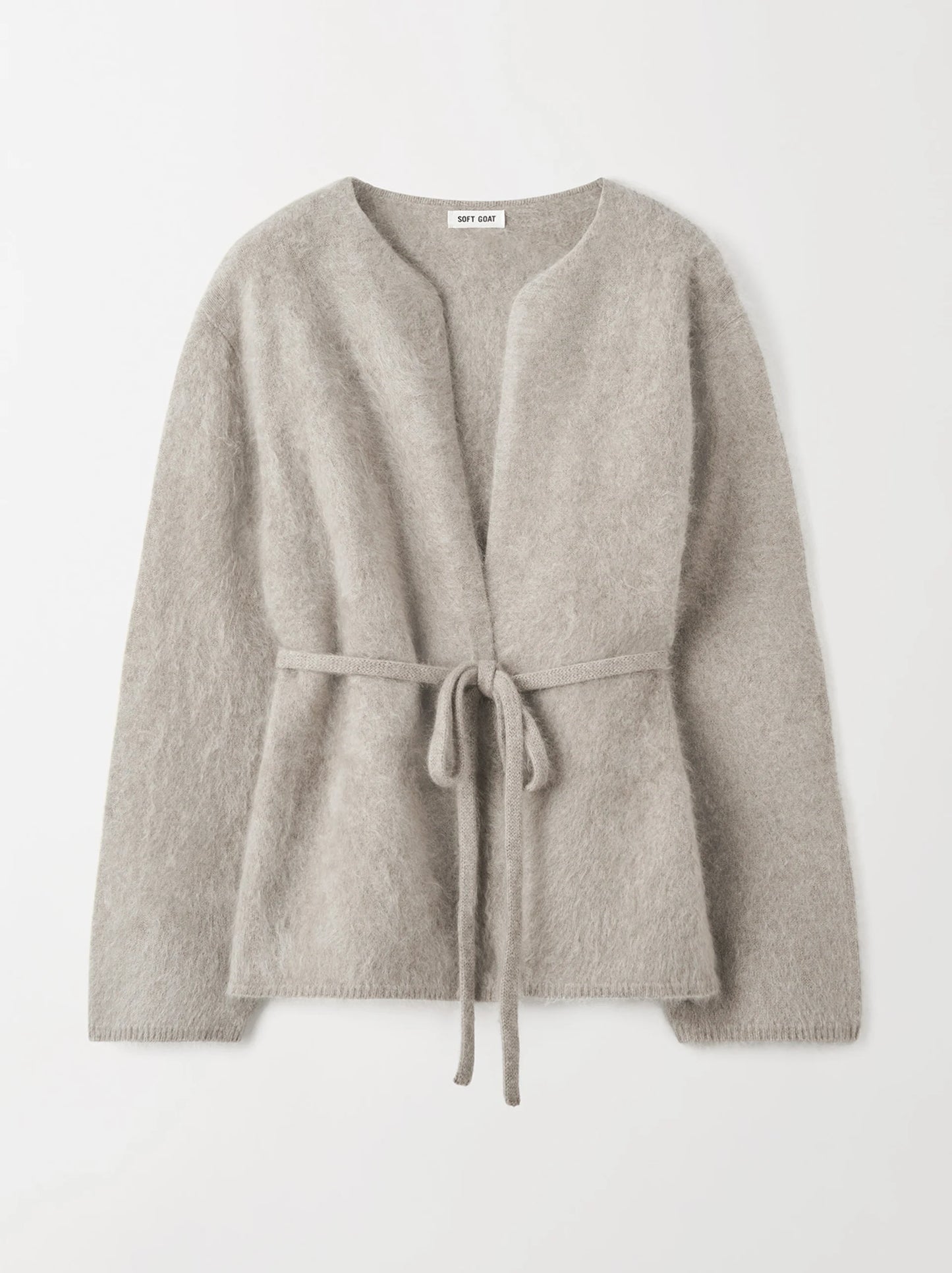 Brushed cardigan