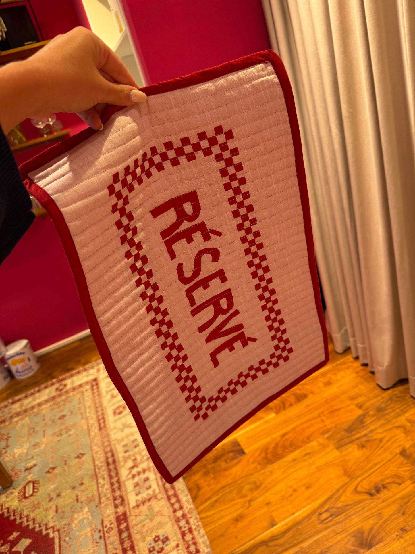 Réservé placemat