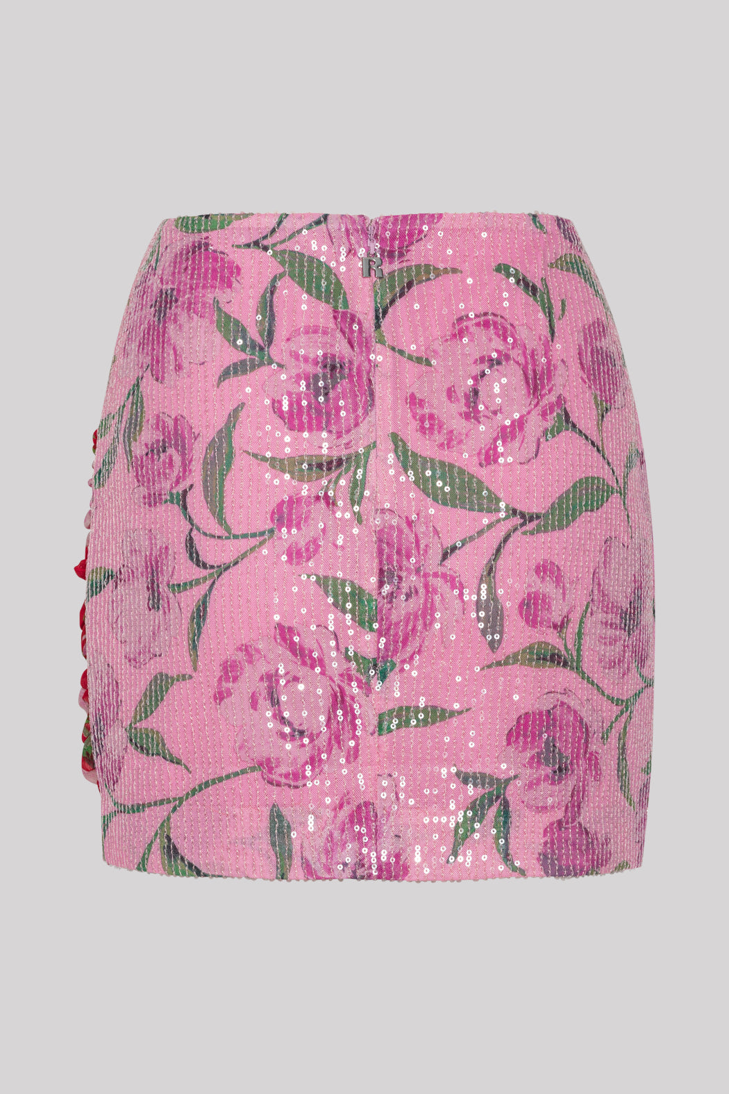 Bicolor mini skirt