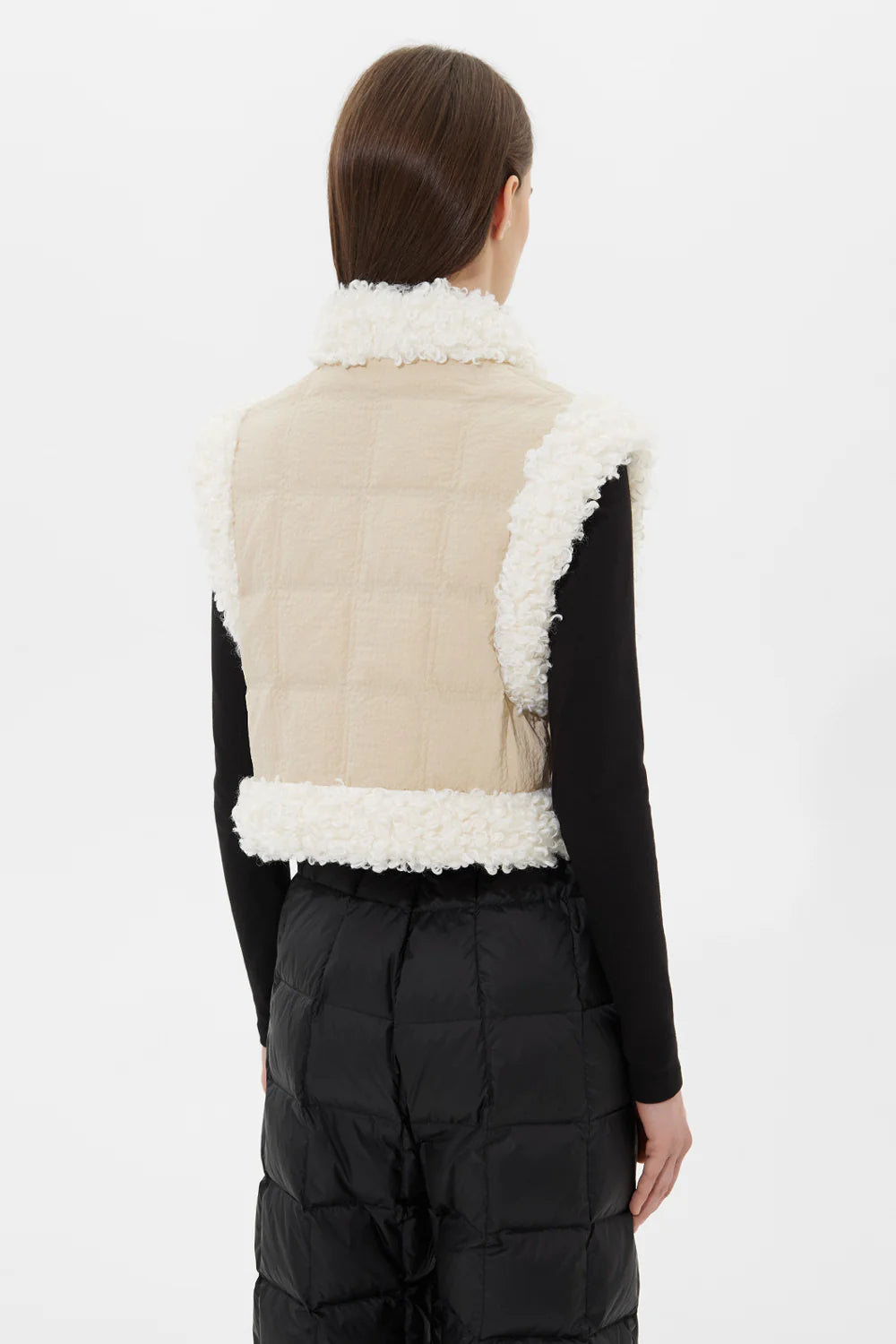 Cropped keptar vest