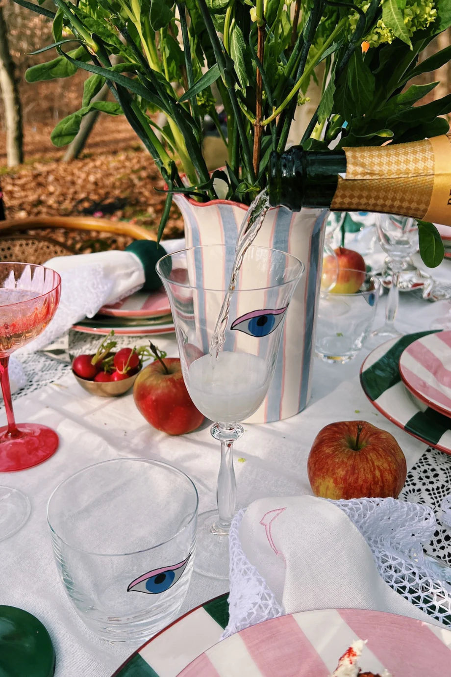 Mystical Eye wine glass