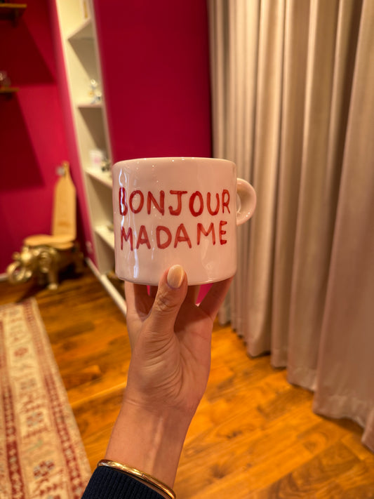 Bonjour mug