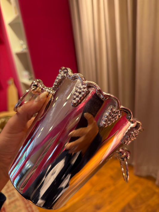 Classic argent wine cooler